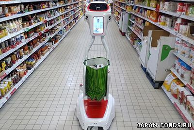 В магазинах Ашан покупки будут носить роботы